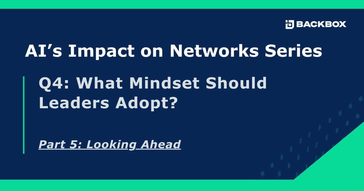 What Mindset Should Leaders Adopt to succeed with ai in network automation resource card