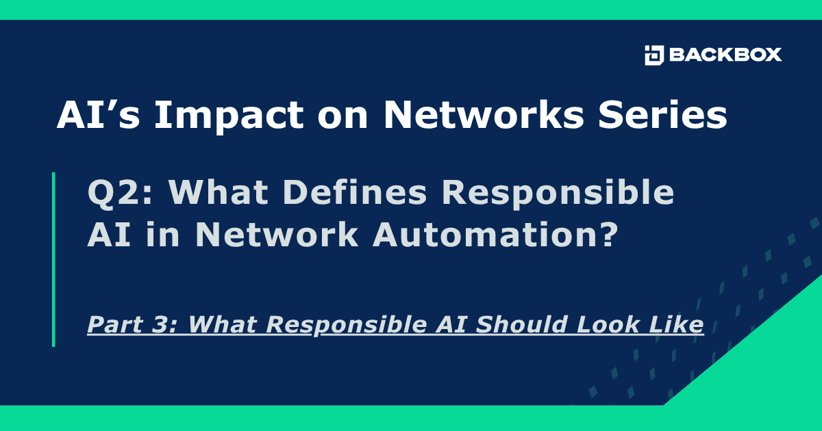 What Defines Responsible AI in Network Automation cover image
